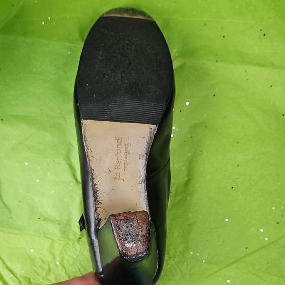 Folklorico Shoes Black Heels - Picture 5 of 6